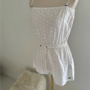 Roxy Angel Song Romper, Color Bright White, Size Medium Young Women